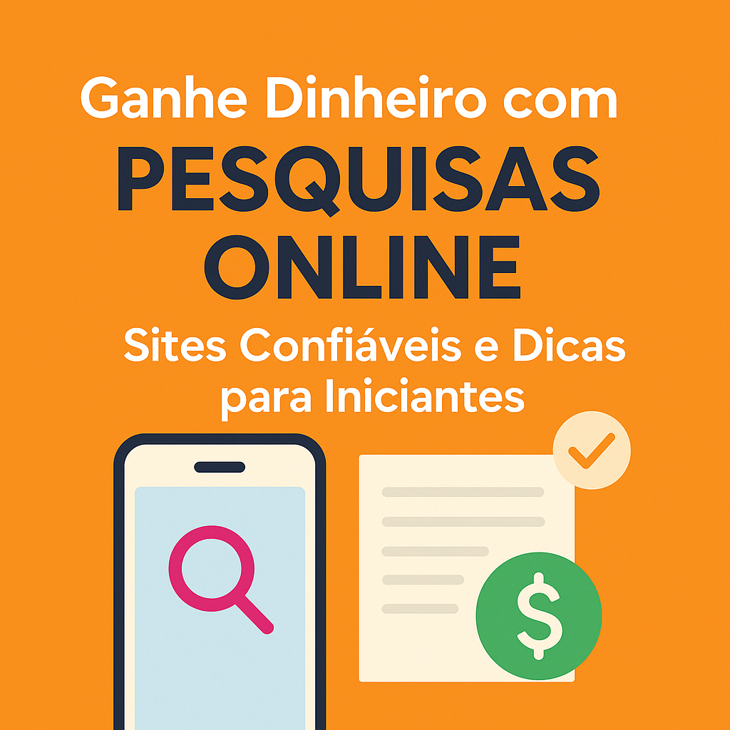 Ganhe Dinheiro com Pesquisas Online: Sites Confiáveis e Dicas para Iniciantes
